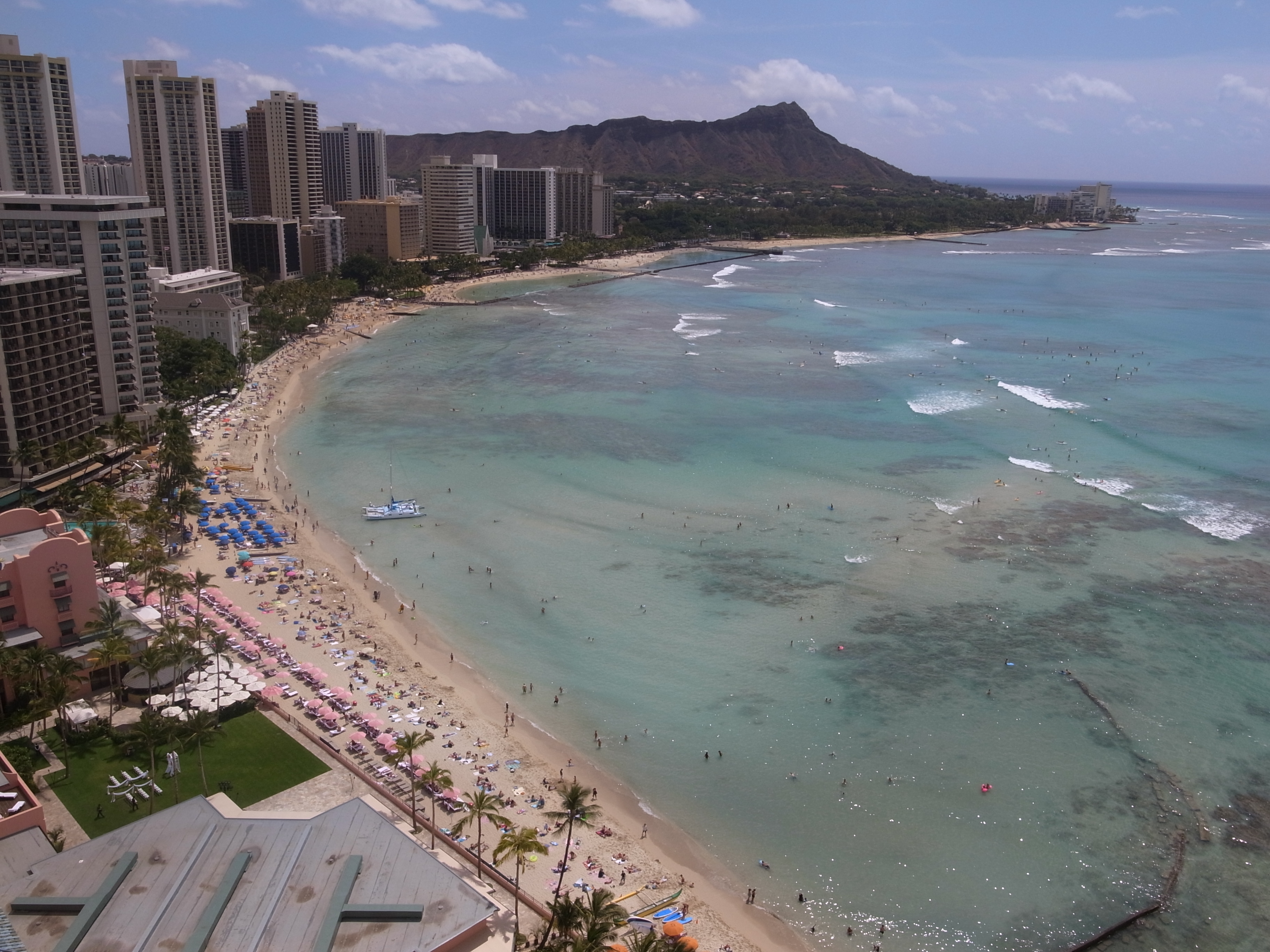 Waikīkī Beach and Diamond Head